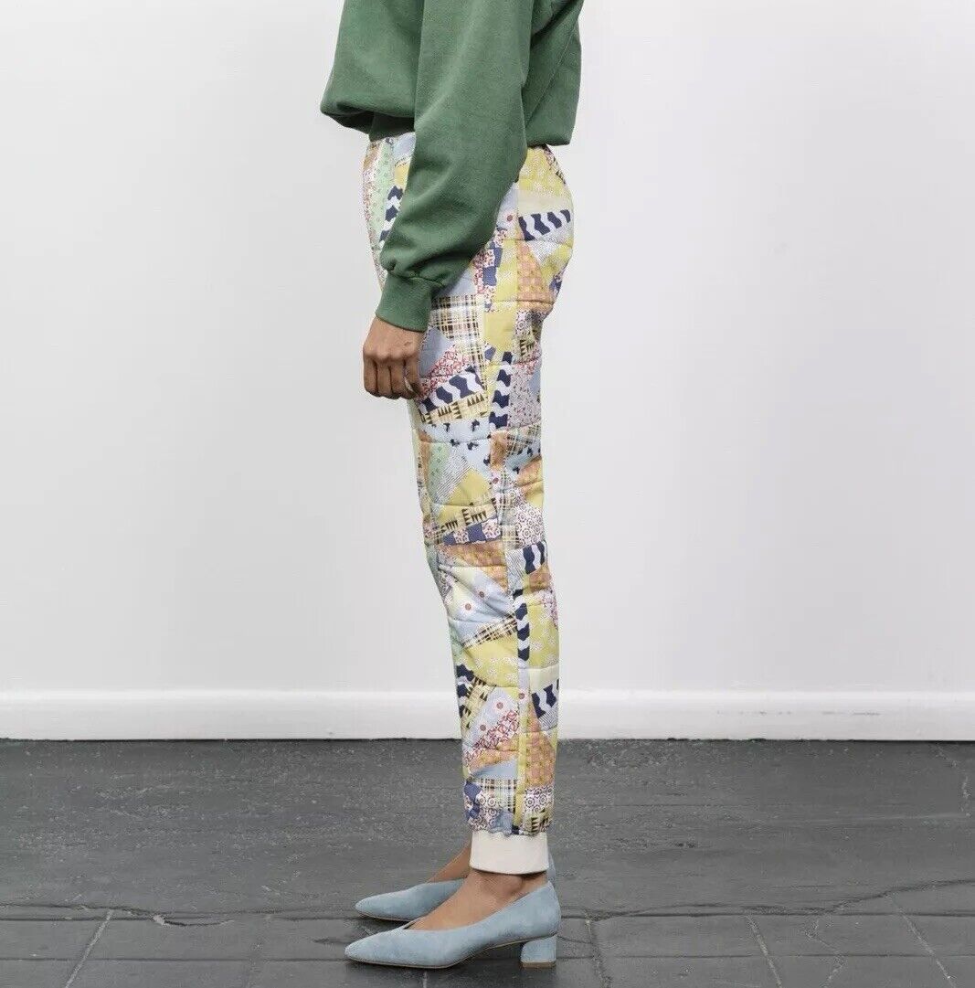 Carleen Quilted Sweatpants in Cheater Fan Print - image 6