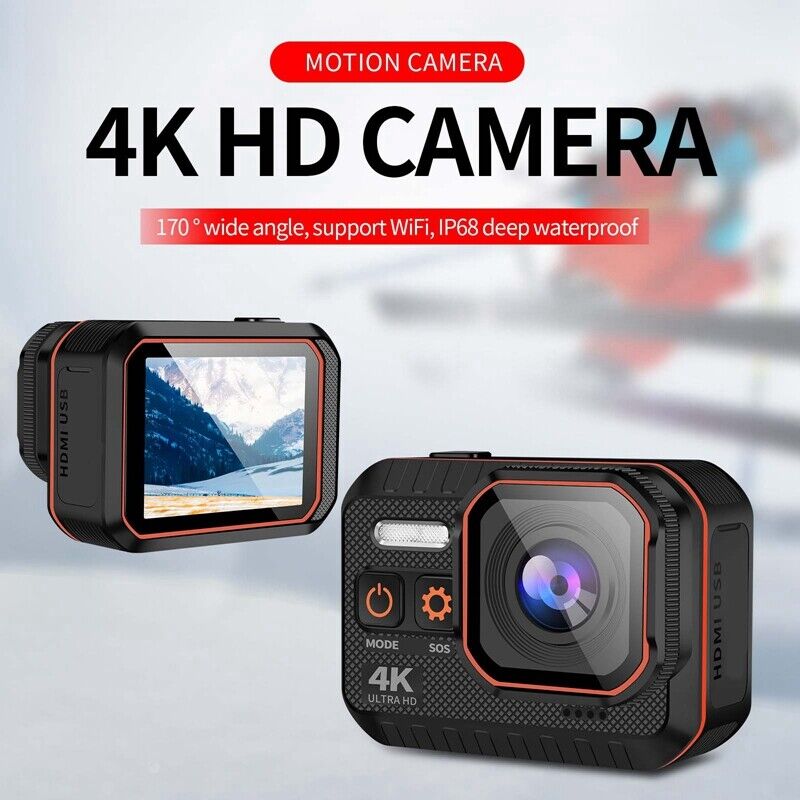 1Set Motion Camera 4K Camera ABS Helmet Video Recording Camera ...