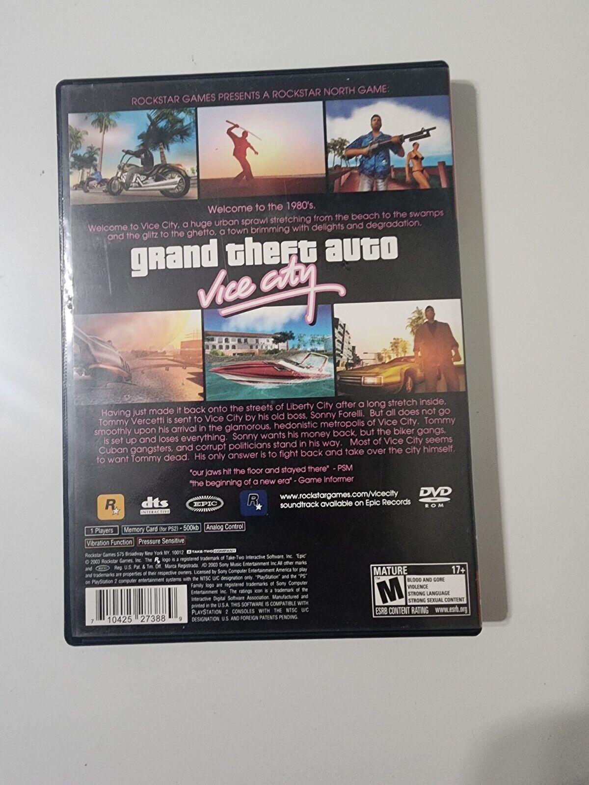 Grand Theft Auto: Vice City Greatest Hits (Sony PlayStation 2, 2005 ...