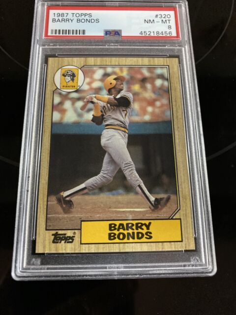 1987 Topps Tiffany Barry Bonds Pittsburgh Pirates #320 Baseball Card ...