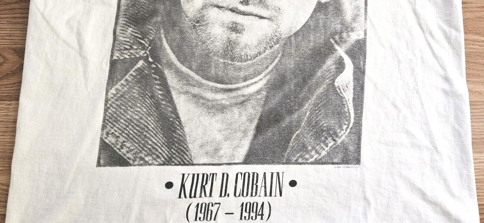 Vintage 90s Kurt Cobain Nirvana Memorial Shirt Gi… - image 9