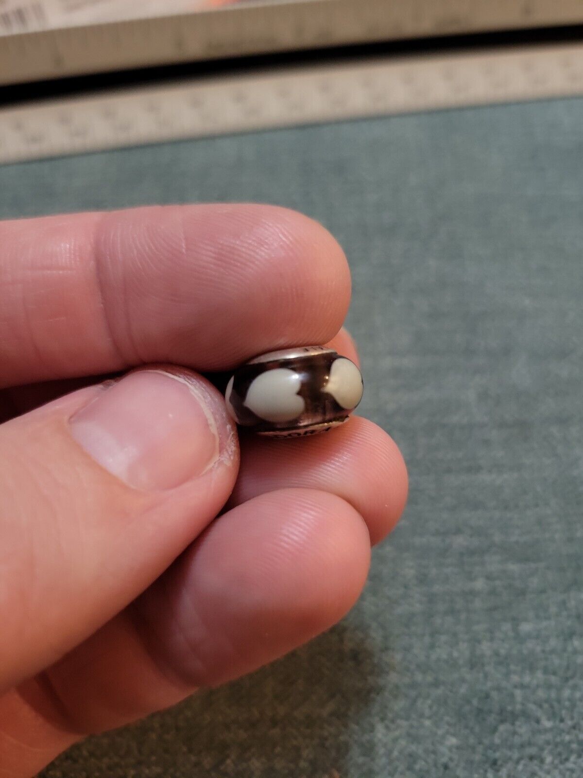 Vintage Sterling Silver Pandora Murano Glass Bead… - image 4