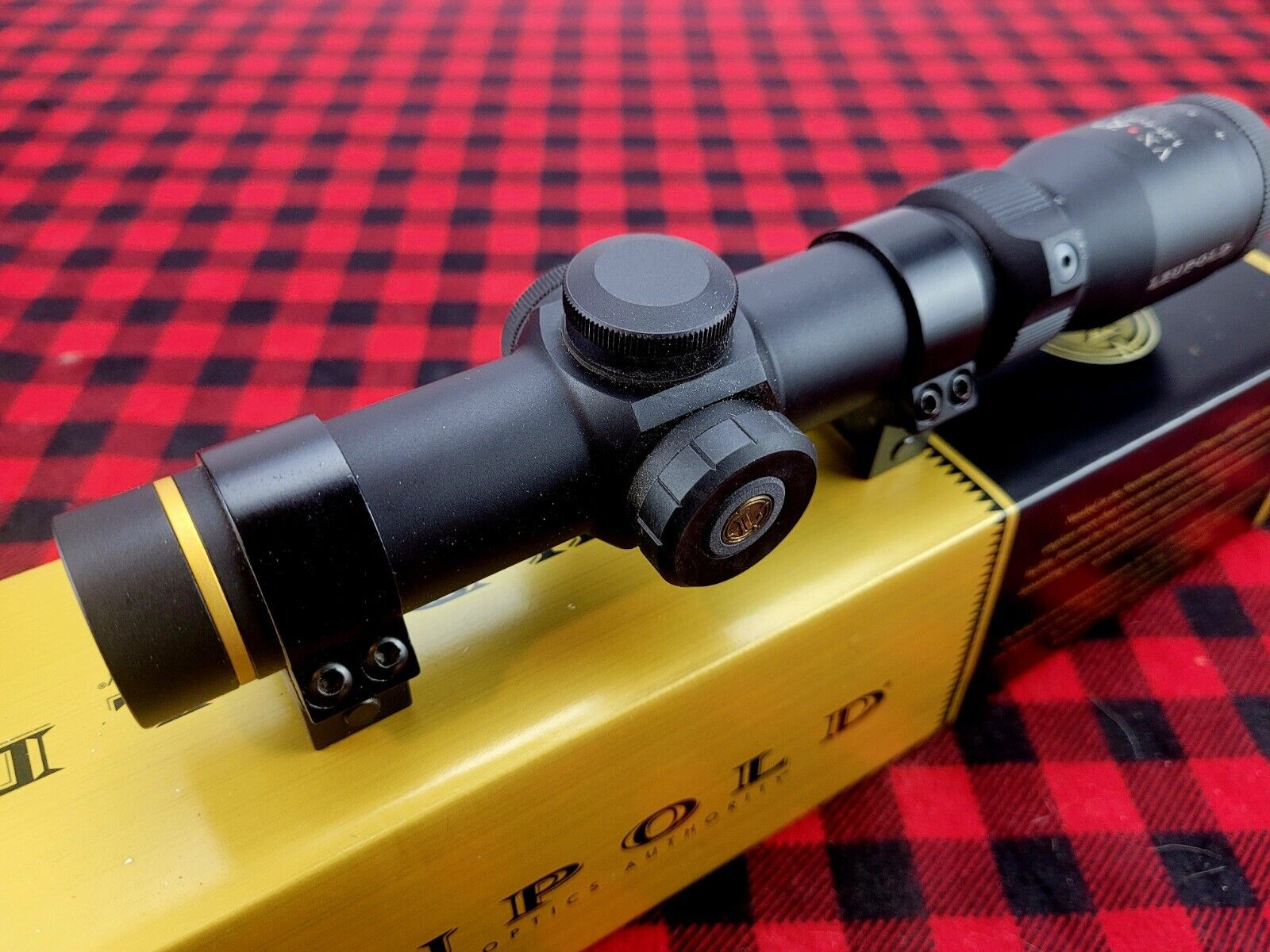 Leupold VX-R 1.25-4×20 Firedot Illuminated Reticle Scope with rings | eBay