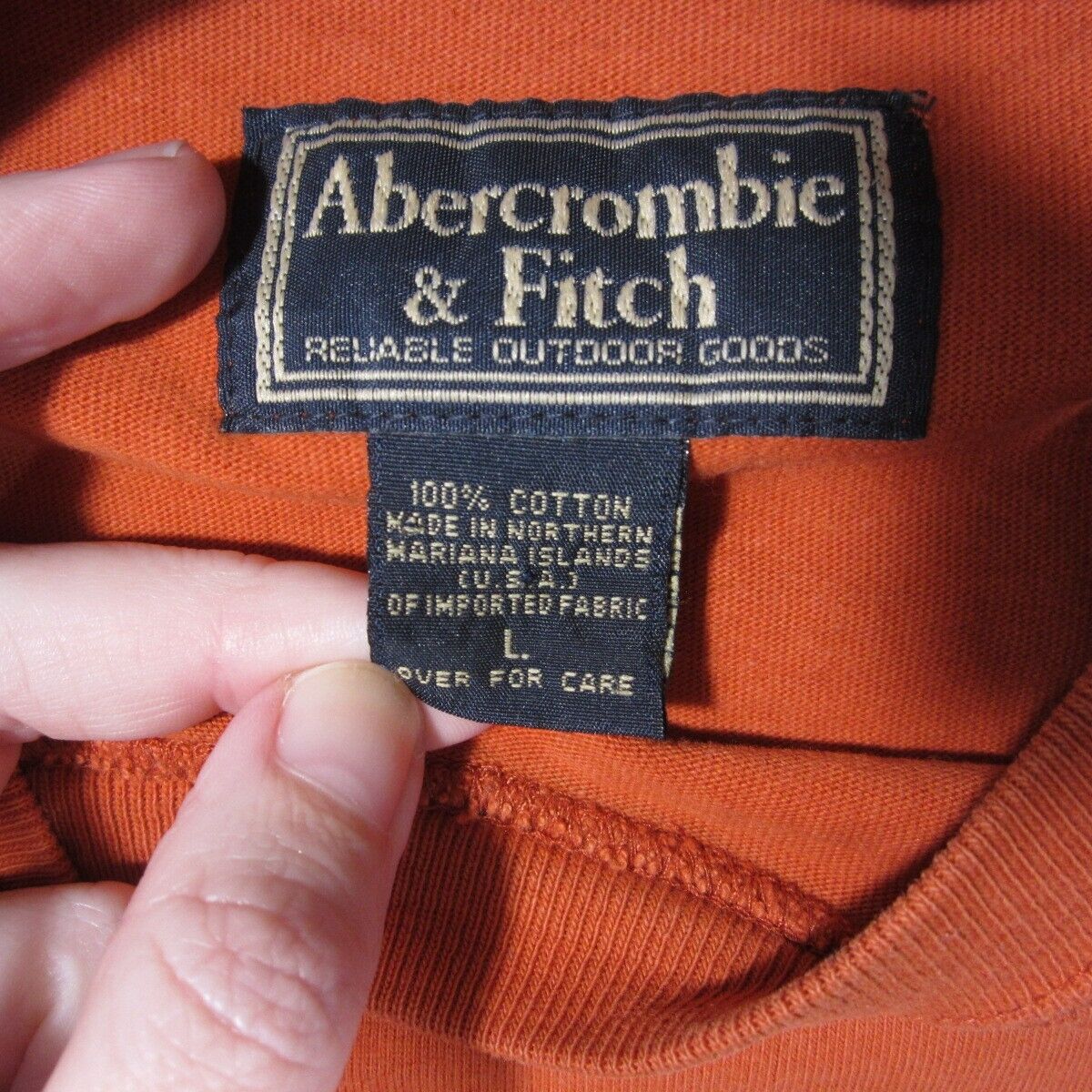 Vintage 90s Abercrombie Fitch T Shirt Mens Large … - image 9