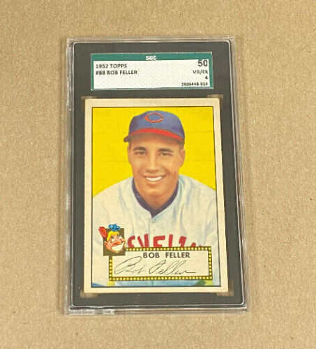 1952 Topps #88 Bob Feller Indians Hof'er SGC 4 $379.99 | eBay