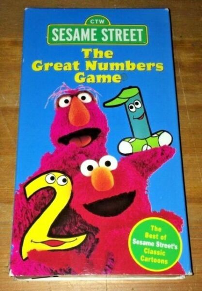 Sesame Street - The Great Numbers Game (VHS, 1998) for sale online | eBay