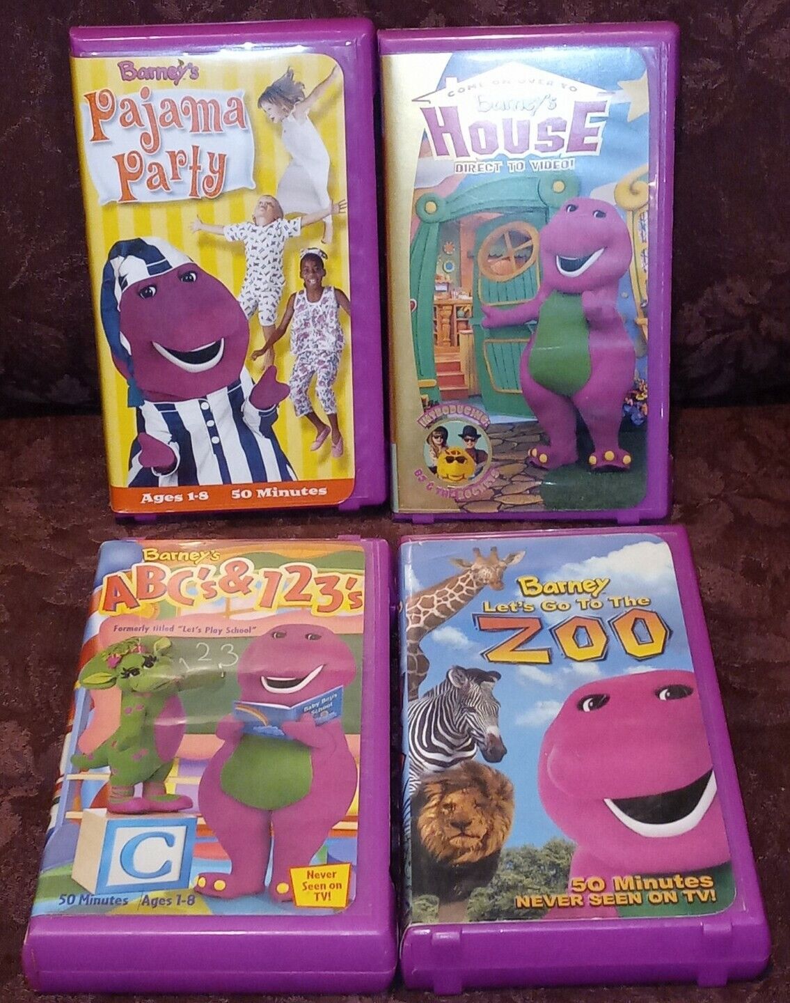 Barney Abc And 123 Vhs