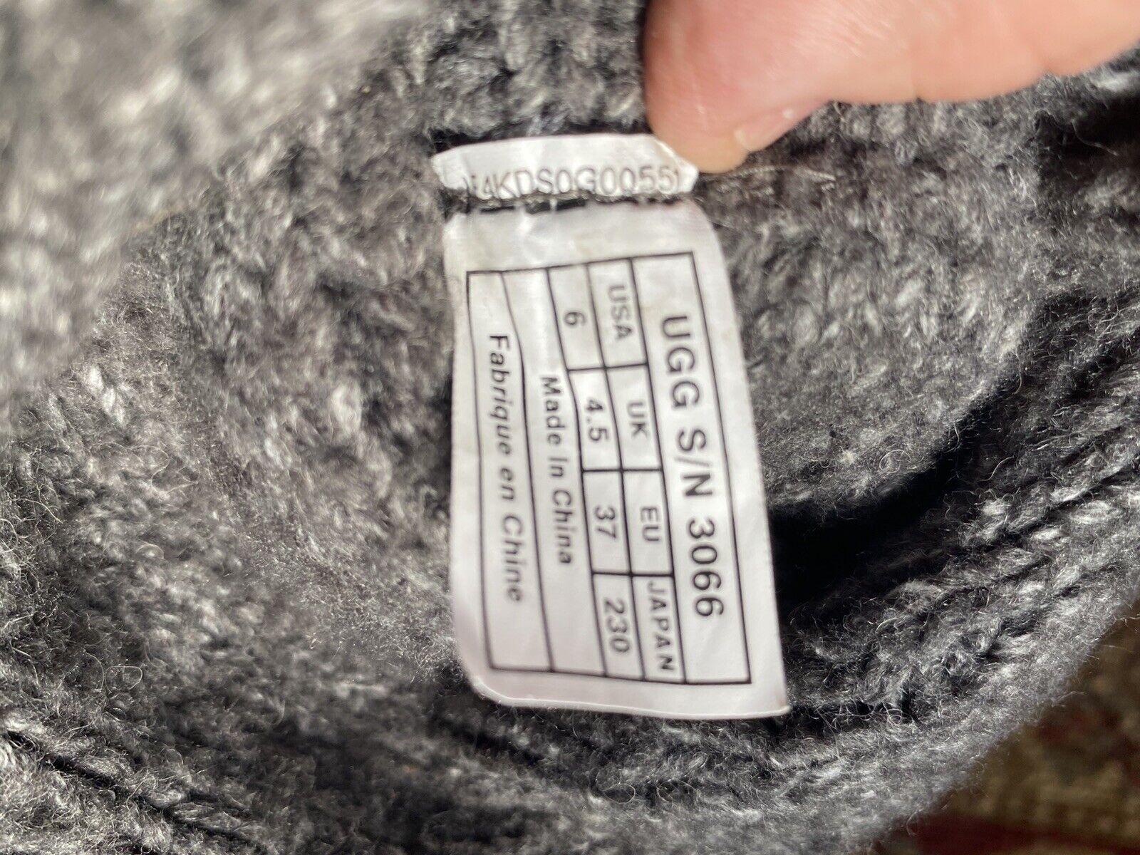 Ugg  3066 Classic Cardy Button Knit Sweater Gray … - image 10