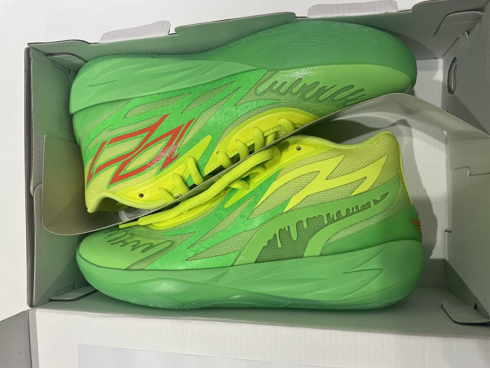 Puma Melo Ball  size 8-13 slime shoes 377584-01 nickelodion | eBay