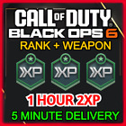 Call Of Duty Black Ops 6 (COD BO6 2XP) 1 Hours DUAL Double XP 2XP 🔥INSTANT🔥