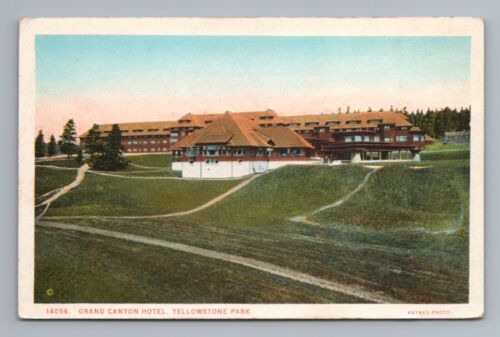 Canyon Hotel Yellowstone Park Wyoming Postcard | eBay