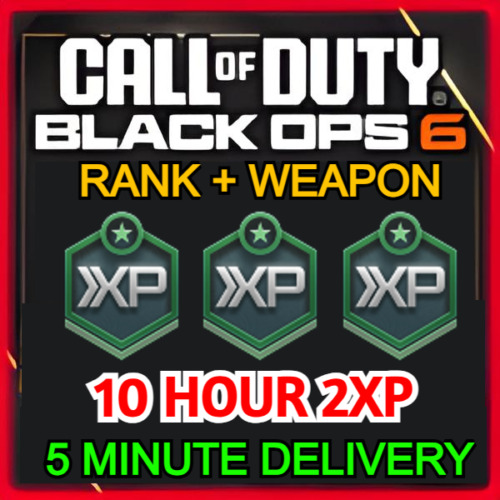 🚀Call Of Duty Black Ops 6 (COD BO6 DUAL 2XP) 10 Hours Double XP 2XP 🔥INSTANT🔥