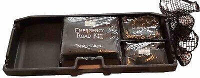 Nissan Sliding Trunk Cargo Organizer w/ Emergency Road Kit+ First Aid+ ...