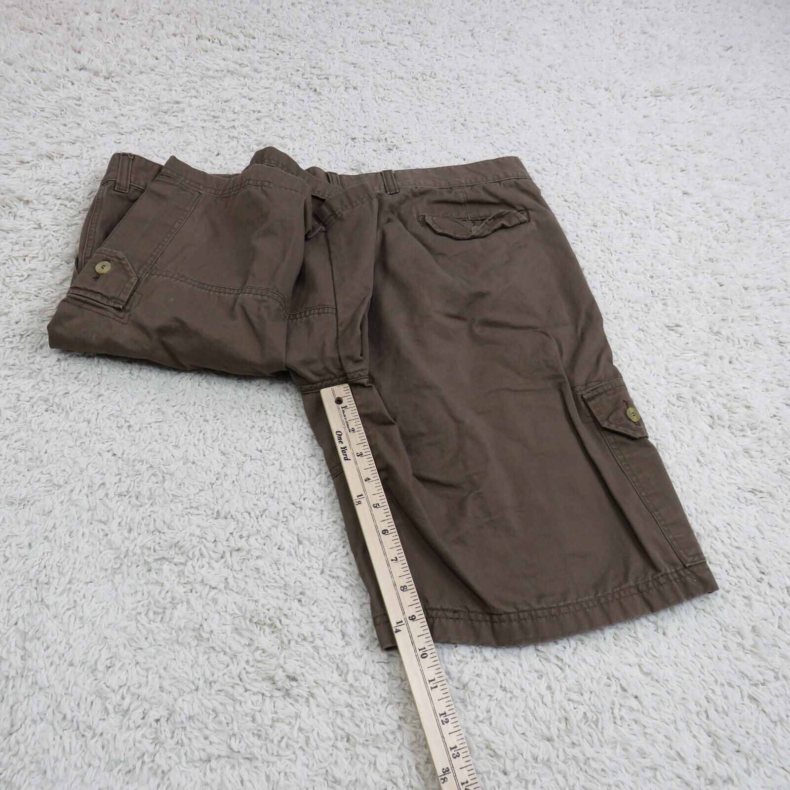 John Henry Cargo Shorts Mens 40 Brown Casual Outd… - image 5