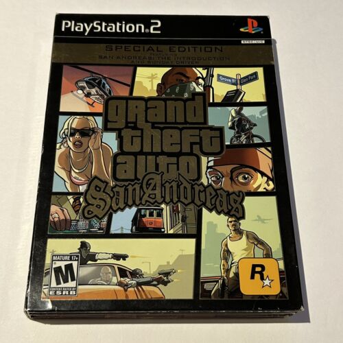 Grand Theft Auto San Andreas Special Edition PlayStation 2 PS2 ...