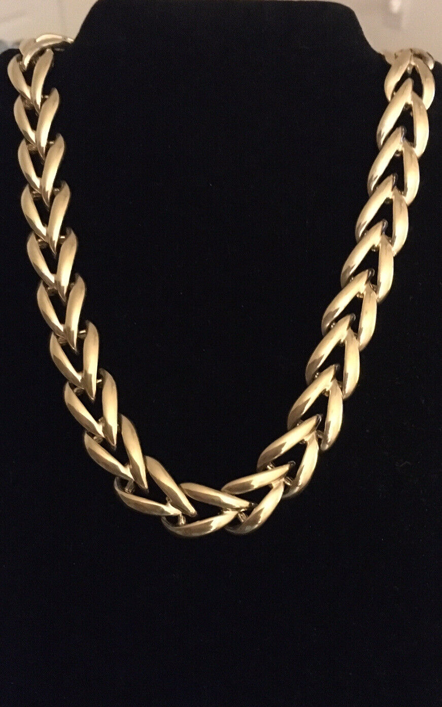 Vintage Napier Gold Tone Necklace - image 2