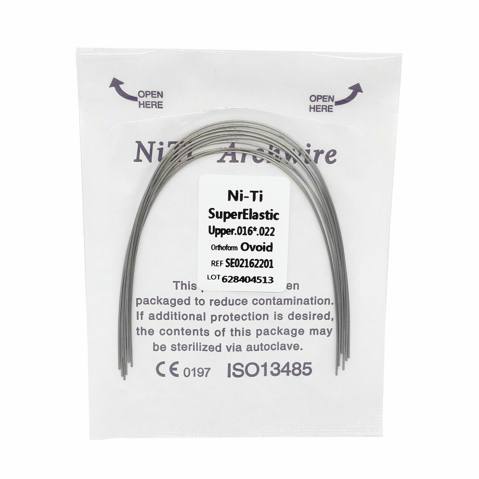 5 Packs Dental Orthodontic Rectangular Super Elastic Nitinol /NITI Arch ...