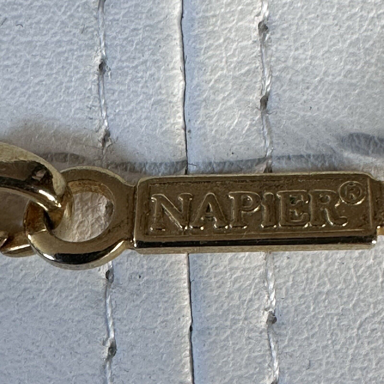 Vintage Napier Silver Tone & Gold Tone Intertwine… - image 4