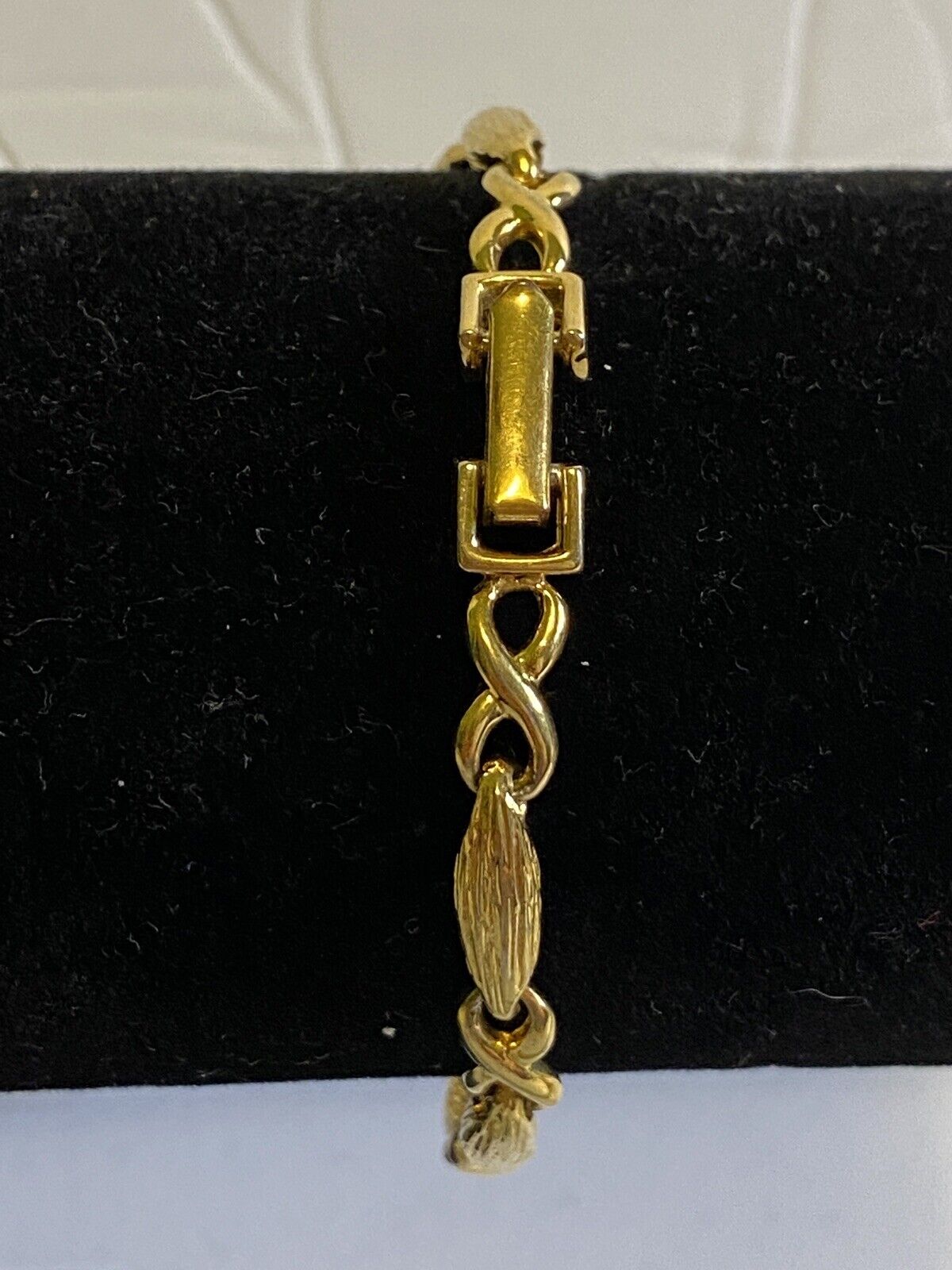 Vintage Napier bracelet gold tone - image 2