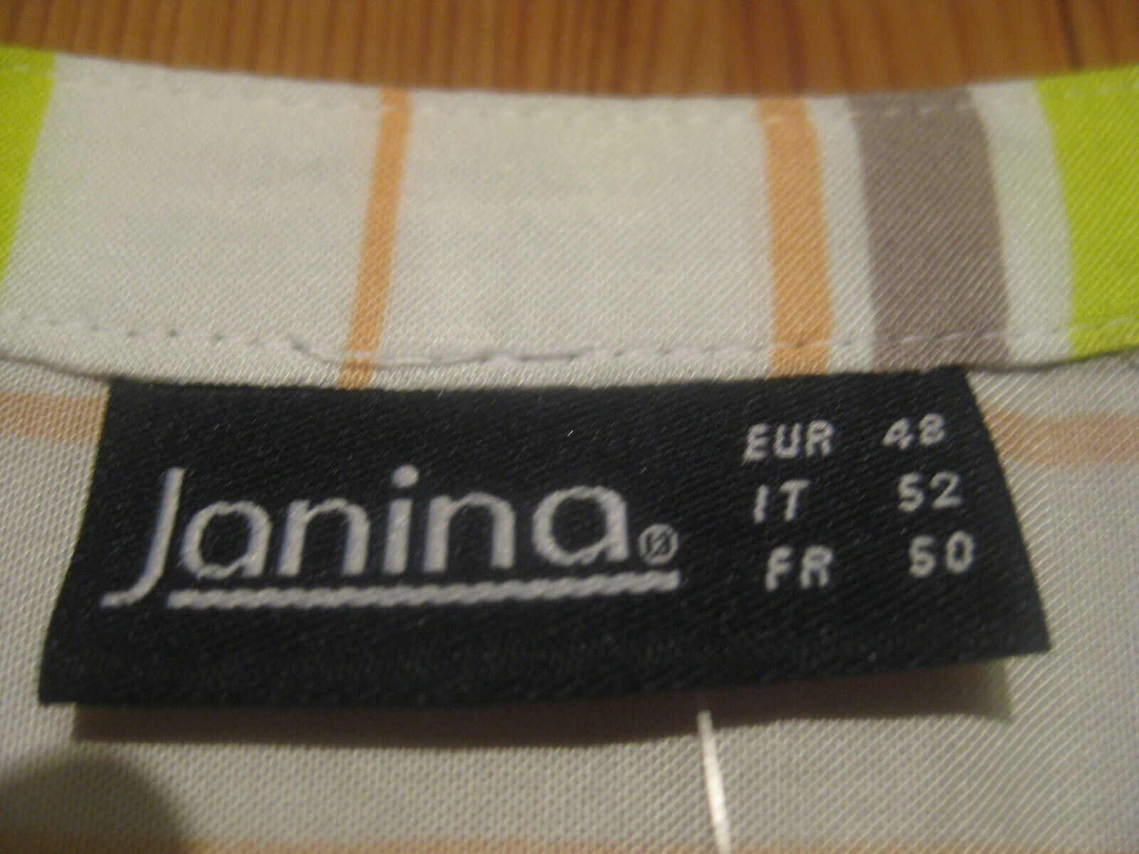 janina Damen Tunika Gr.48 Top neu leicht gestreift süß | eBay