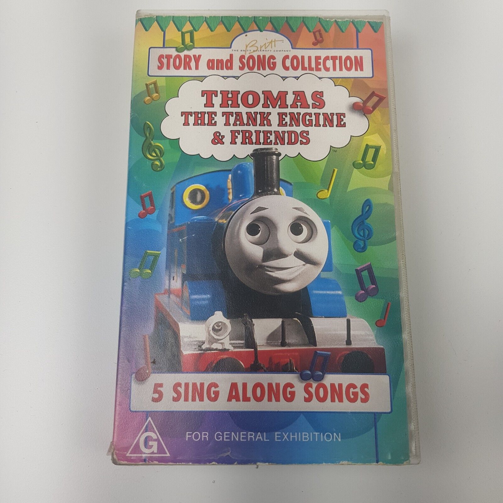 Thomas The Tank Engine VHS Merchandise Vintage 90s Rare Sing Along ...