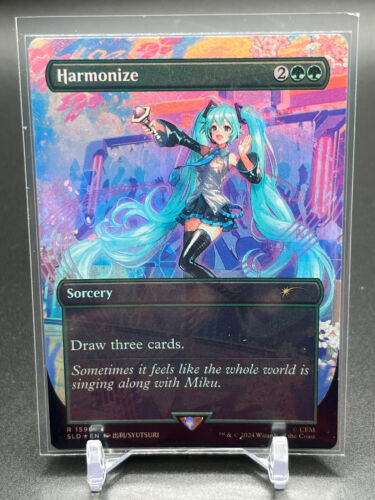 MTG Harmonize 1596 Secret Lair Drop: Hatsune Miku Rare Showcase Full ...