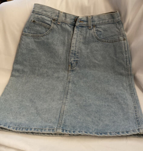 Vintage 1980's Sasson acid wash Jean Skirt