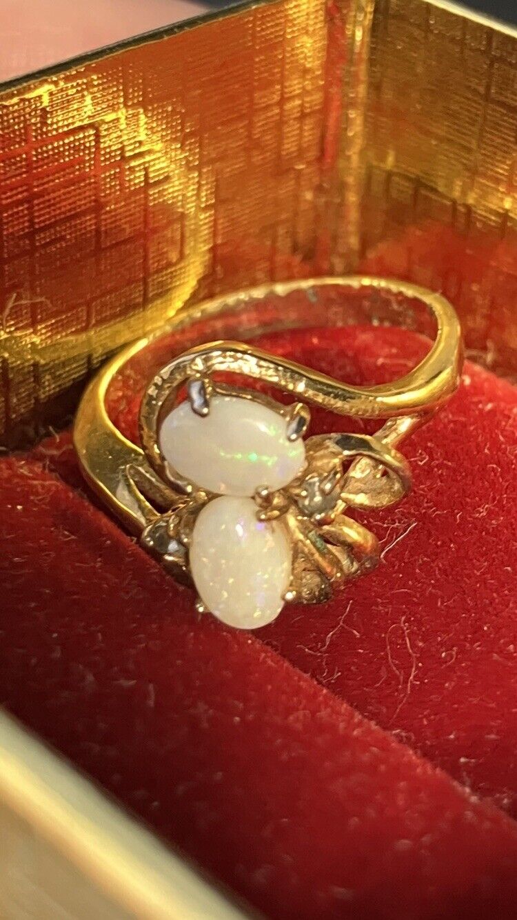 Ethiopian Opal Ring - image 2