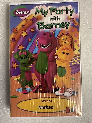 My Party with Barney VHS Tape Starring NATHAN Kideo VHS 1998 RARE! | eBay