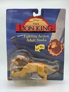 Vintage Disney Mattel The Lion King Fighting Action Adult Simba Figure ...