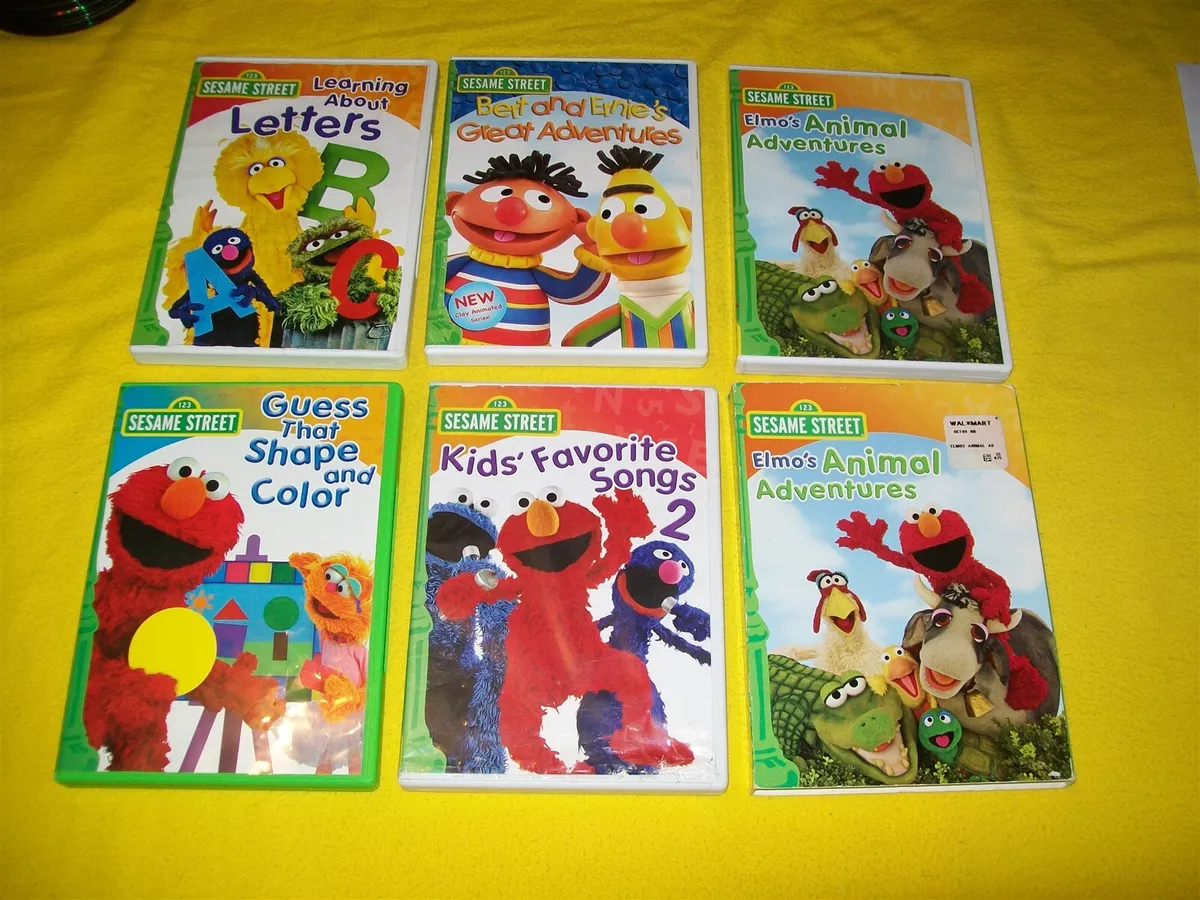 Sesame Street Learning About Letters Dvd Ebay