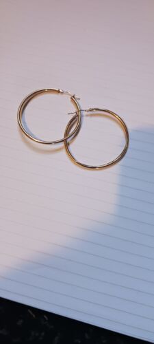 10k Yellow Gold Hoop Earrings