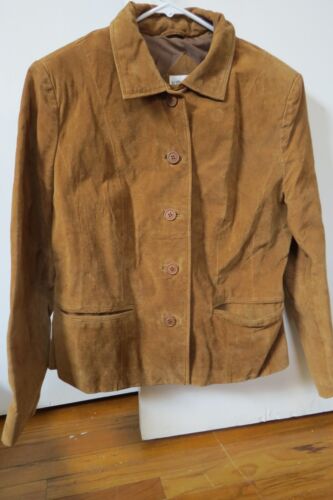 Vintage retro late 1980s/early 1990s suede brown j