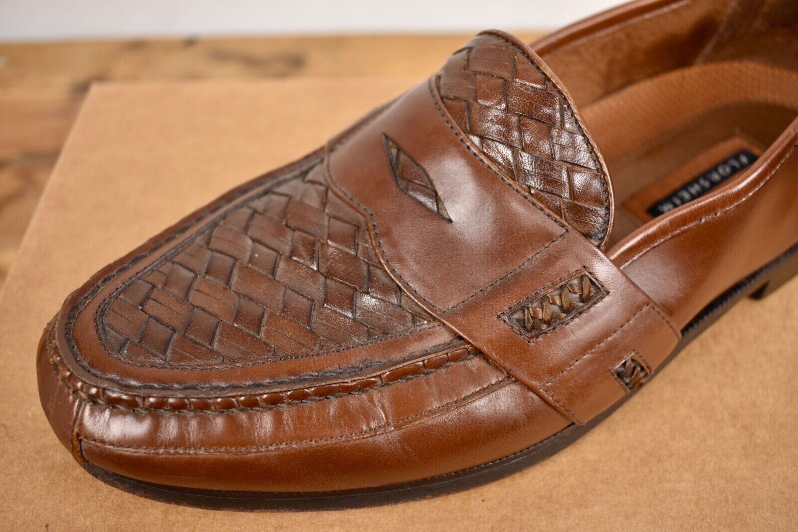 Florsheim Brown Moc Toe Penny Loafer Men's Size: … - image 11