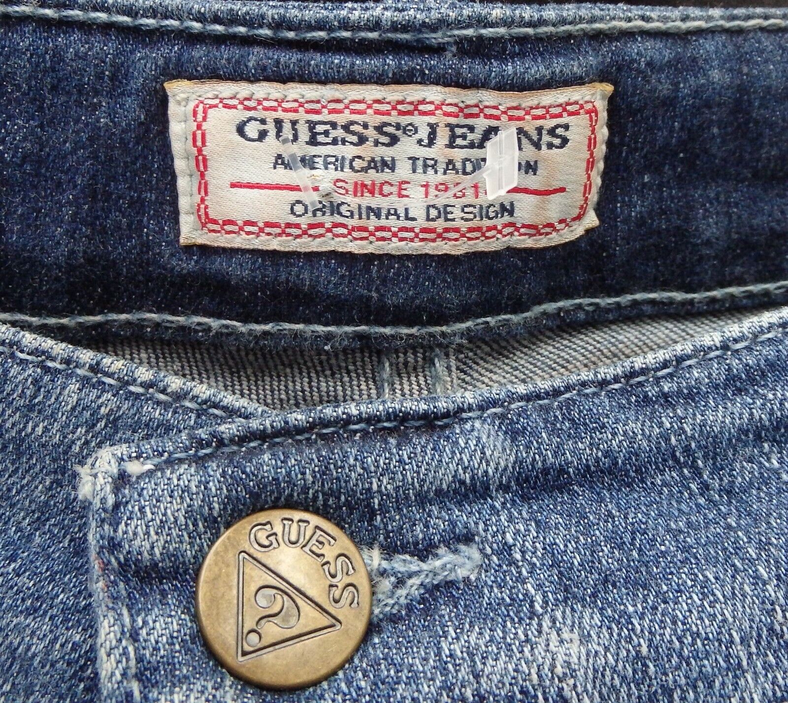 Guess Jeans Womens 28 Cutoff High Waist Shorts St… - image 9