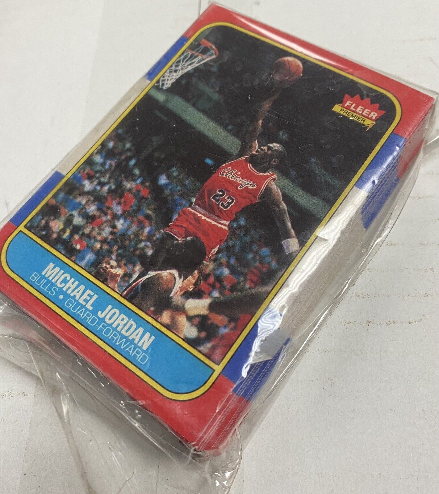 1986 Fleer Michael Jordan rookie REPRINT Lot Of 10 Cards Last Lot I ...