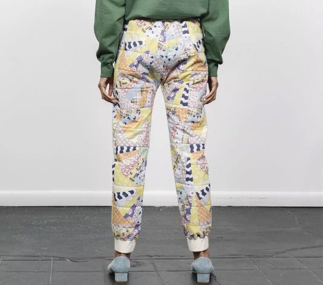 Carleen Quilted Sweatpants in Cheater Fan Print - image 8