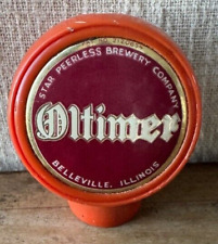 OLTIMER BEER Tap Knob Handle-Star Peerless Brewing Co, Belleville IL 1940s RARE!