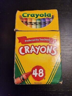 2013 Crayola Crayons 48 Count Box Discontinued Dandelion Color | eBay