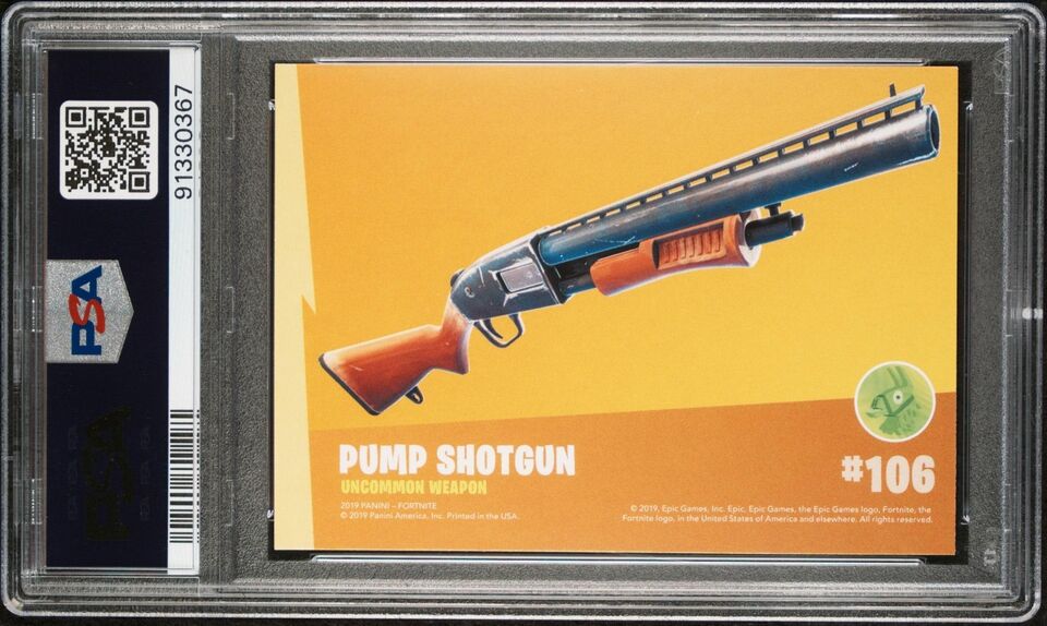 2019 Panini Fortnite Pump Shotgun #106 PSA 9 | eBay