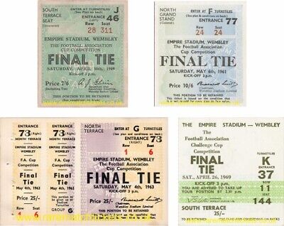 reproduction LEICESTER CITY FA CUP FINAL 4 ticket gift set [RMT] | eBay image.