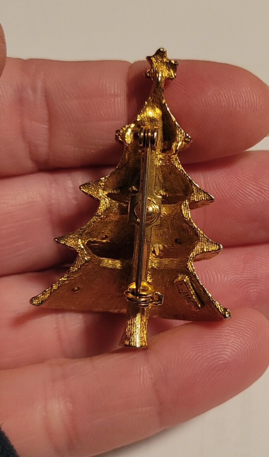 vintage christmas tree brooch lot - image 8