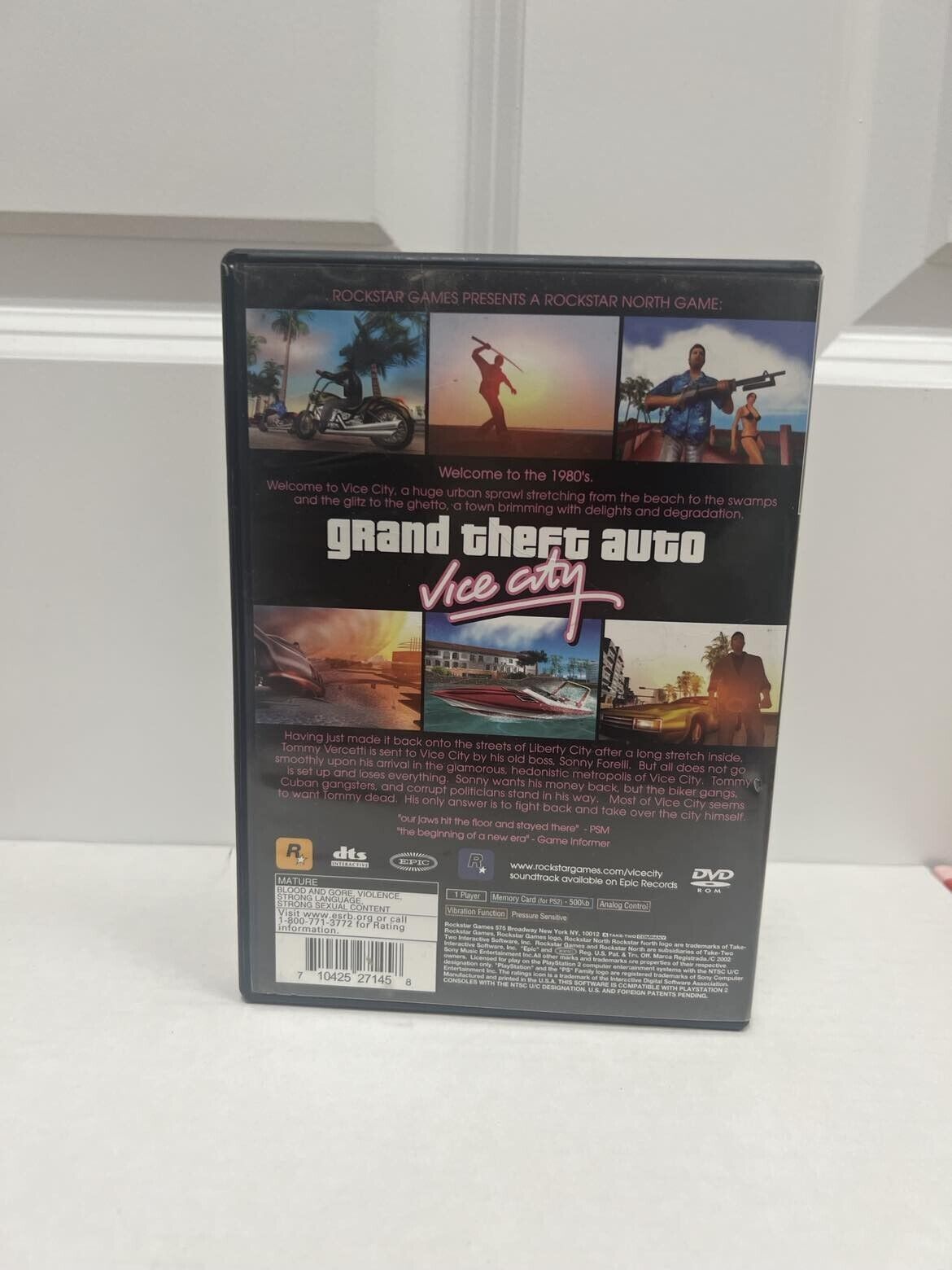 Grand Theft Auto Vice City - GTA - PS2 PlayStation 2 Complete CIB w ...