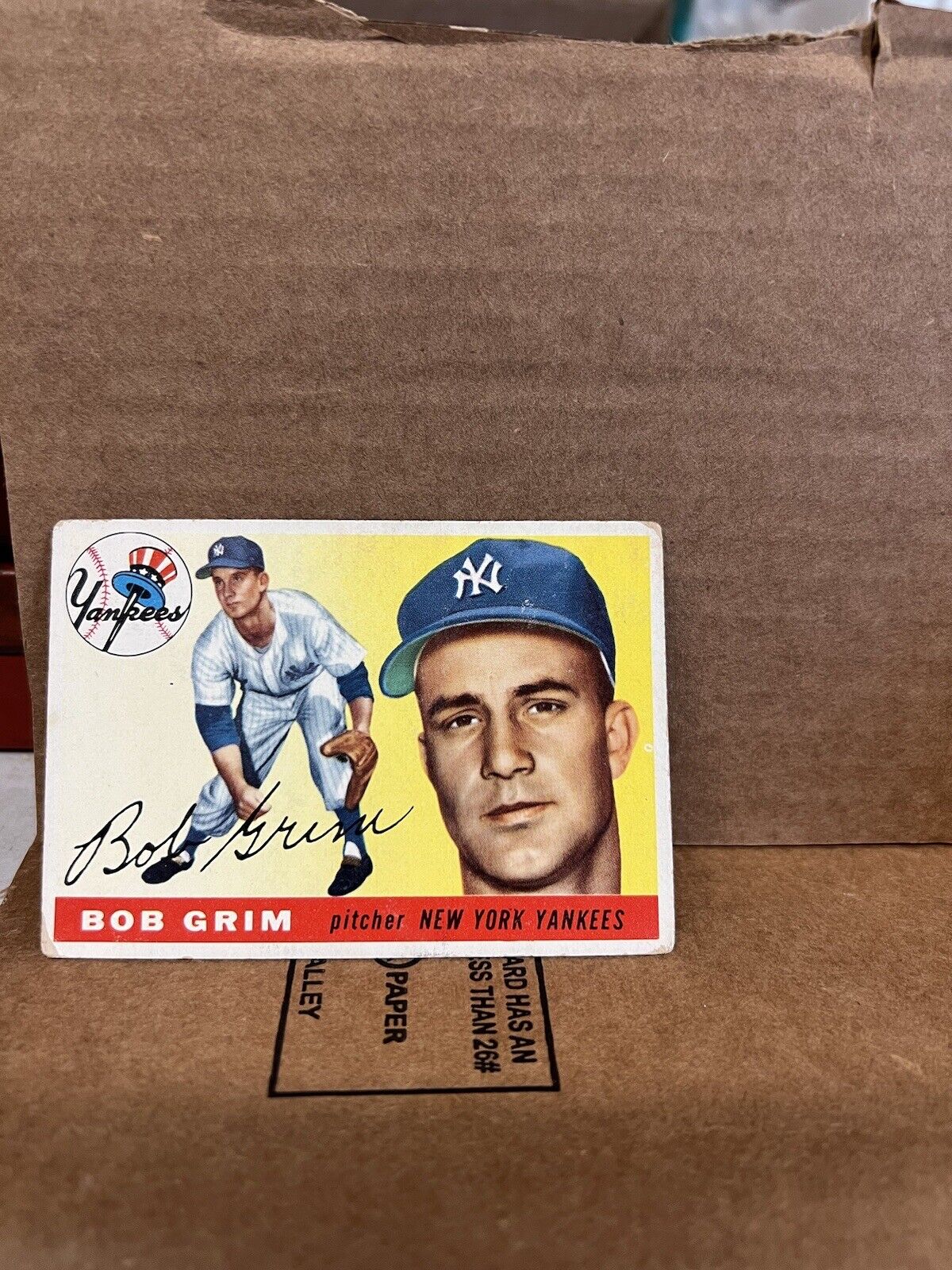 1955 Topps Baseball Bob Grim #80 New York Yankees | eBay