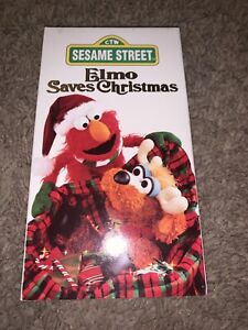 Sesame Street Elmo Saves Christmas VHS 1996 Vintage 74644994032 | eBay