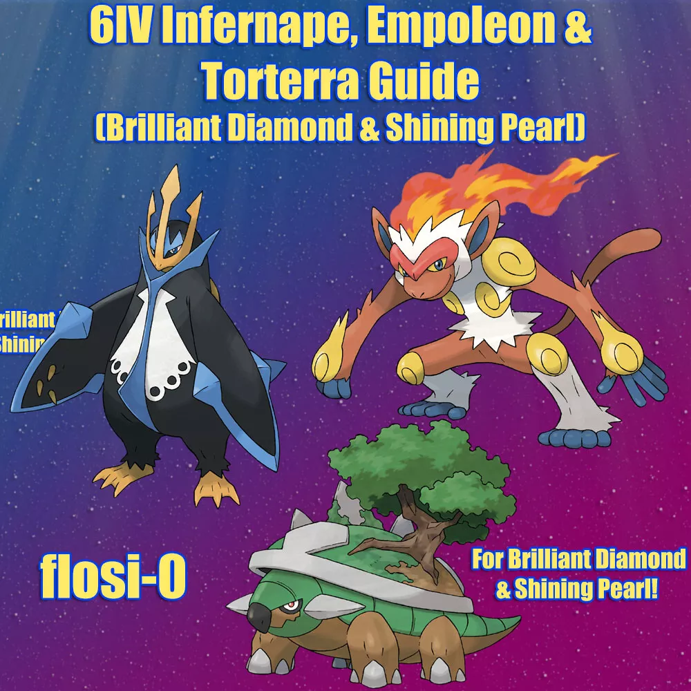 Infernape Empoleon Torterra