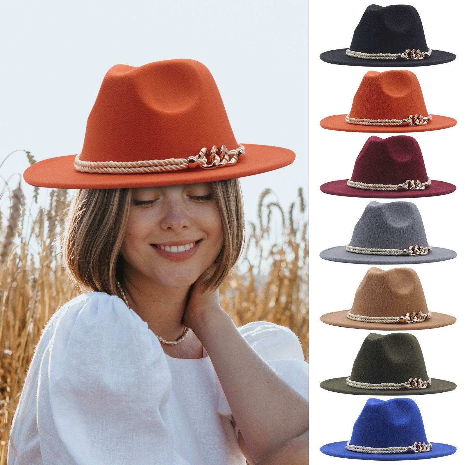 Women Fedora Hats For Winter