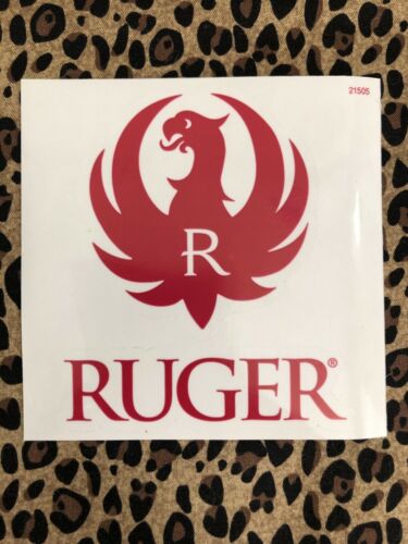 Genuine OEM Ruger Red Phoenix Sticker Logo Decal 4