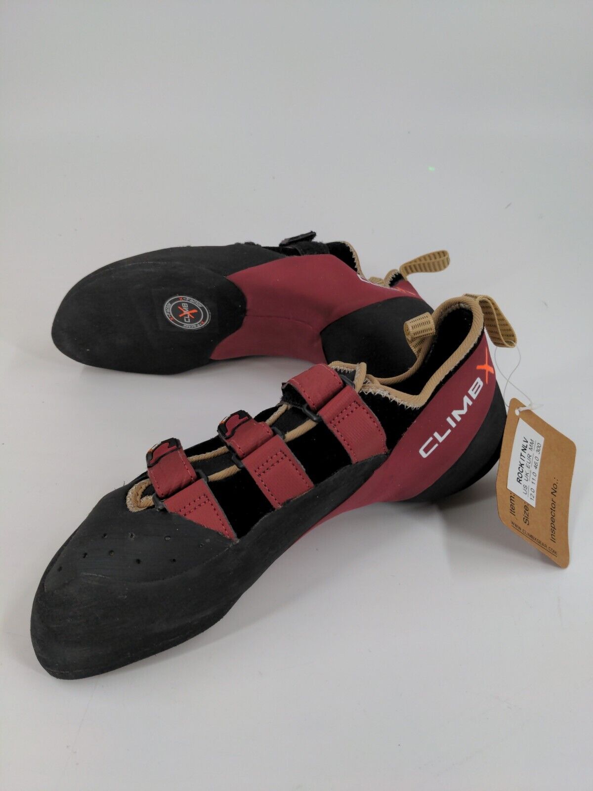 Climb X Rock-It NLV Strap Red/Black Climbing Shoes,Women's 12 | eBay