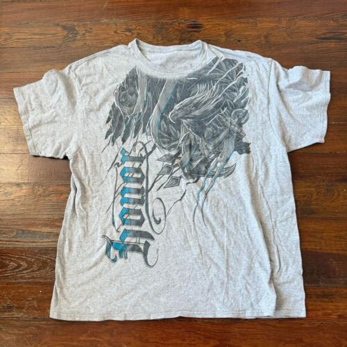 Vintage Y2K Affliction Style Baggy Grunge T Shirt